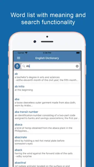 English Dictionary : Offline screenshot 2