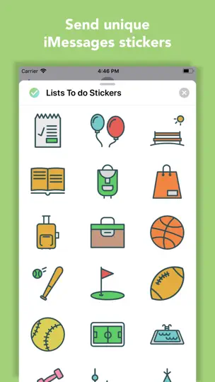Screenshot von Lists To Do auf dem iPhone 8