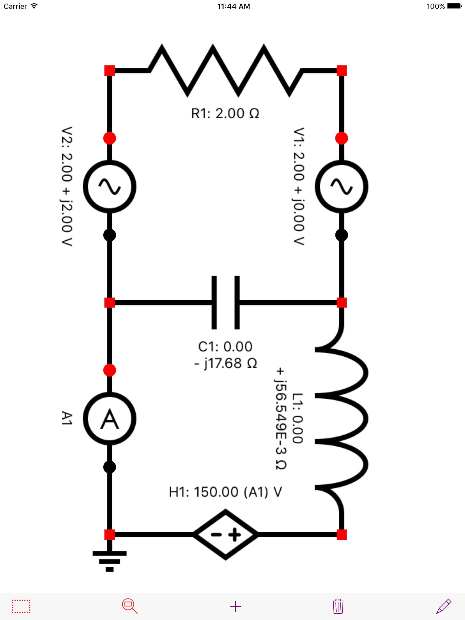 Circuit Calculator screenshot 2