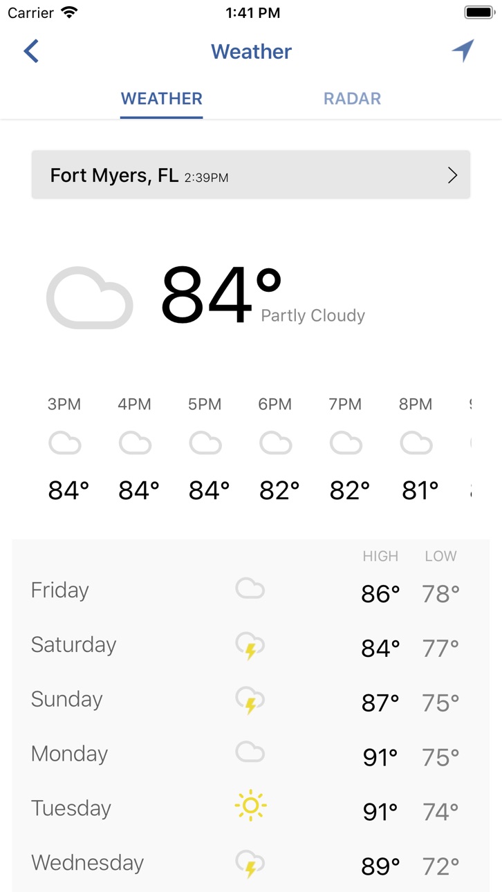 iPhone screenshot