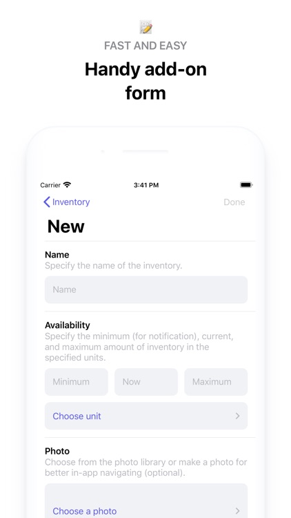 Inventory - food & goods