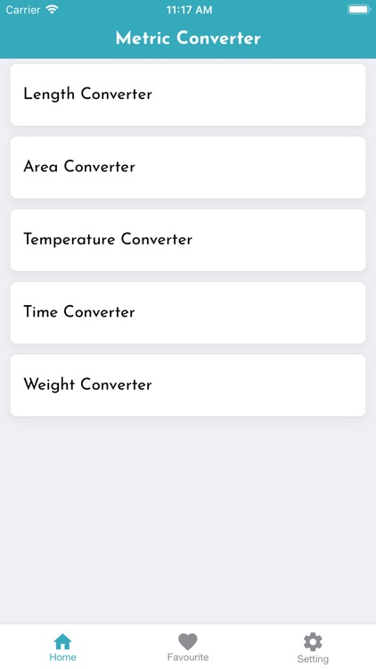 Simple Metric Converter