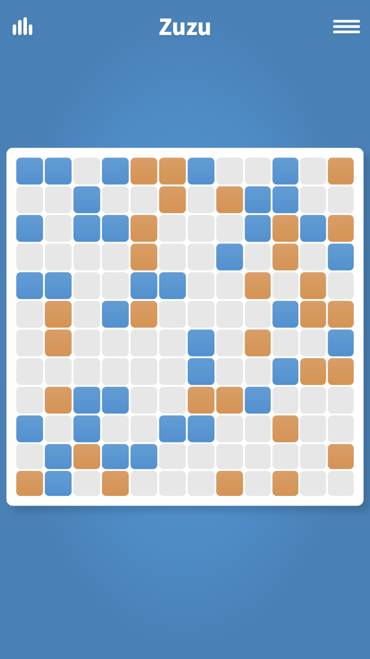#2. Zuzu · Binary Puzzle Game (iOS) 来自: Matthew Murphy