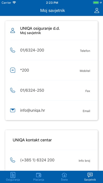 mojaUNIQA screenshot-3