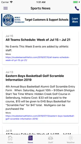 Game screenshot Eastern HS Athletics - Indiana hack