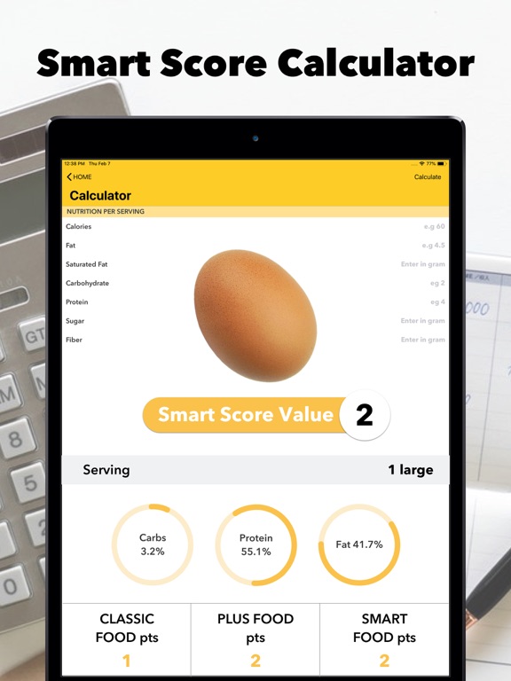 Screenshot #6 pour Smart - Food Score Calculator