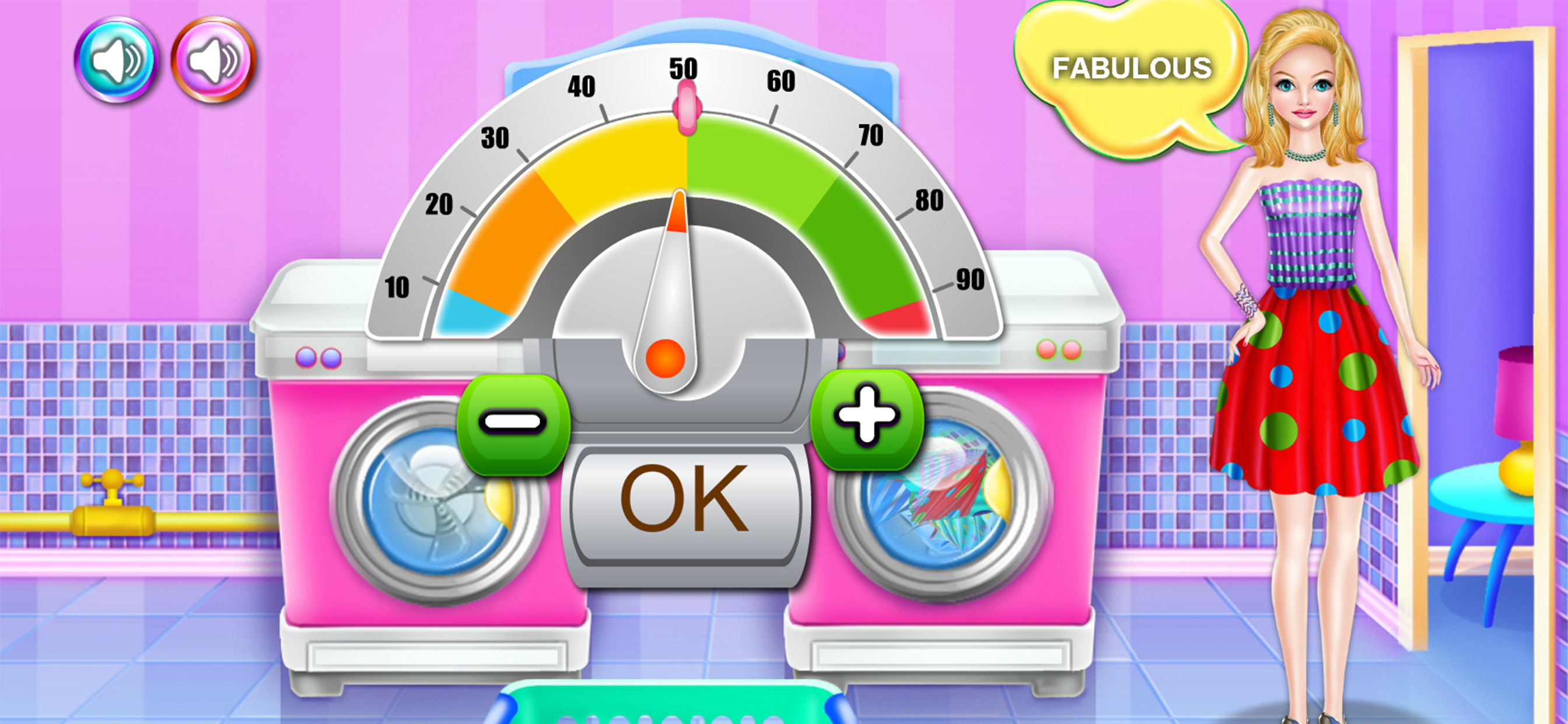 Olivias washing laundry game