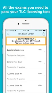 tlc exam center: prep & study iphone screenshot 3