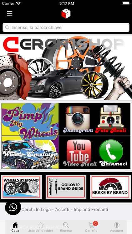 Cerchishop - Cerchi in lega