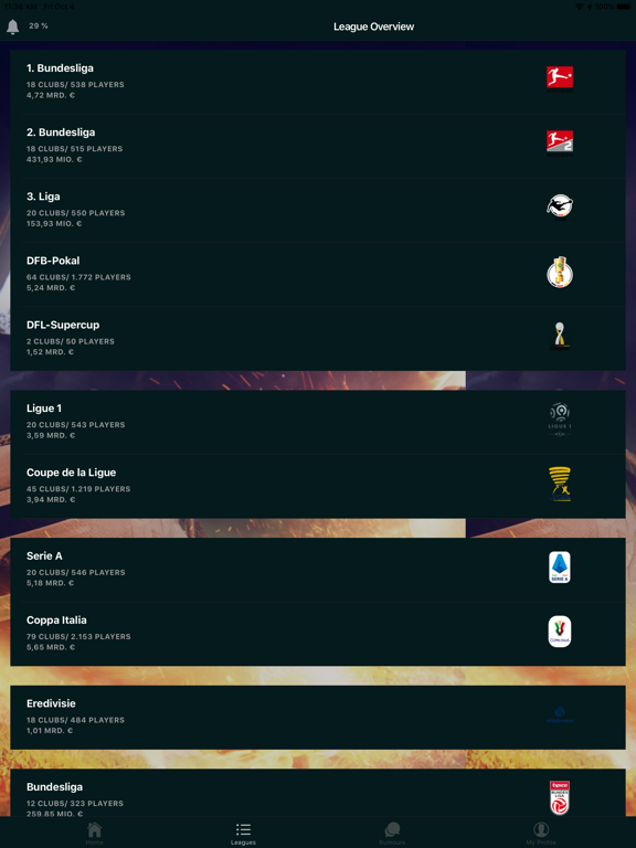 My Football & Soccer News iPad screenshot