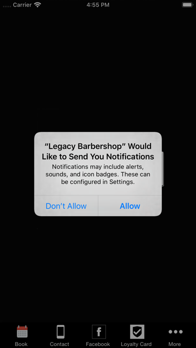 Screenshot #1 pour Legacy Barber Shop