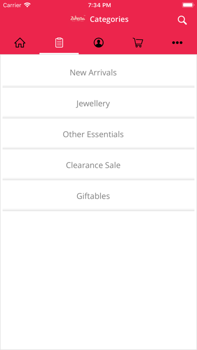 Zahana Accessories Screenshot