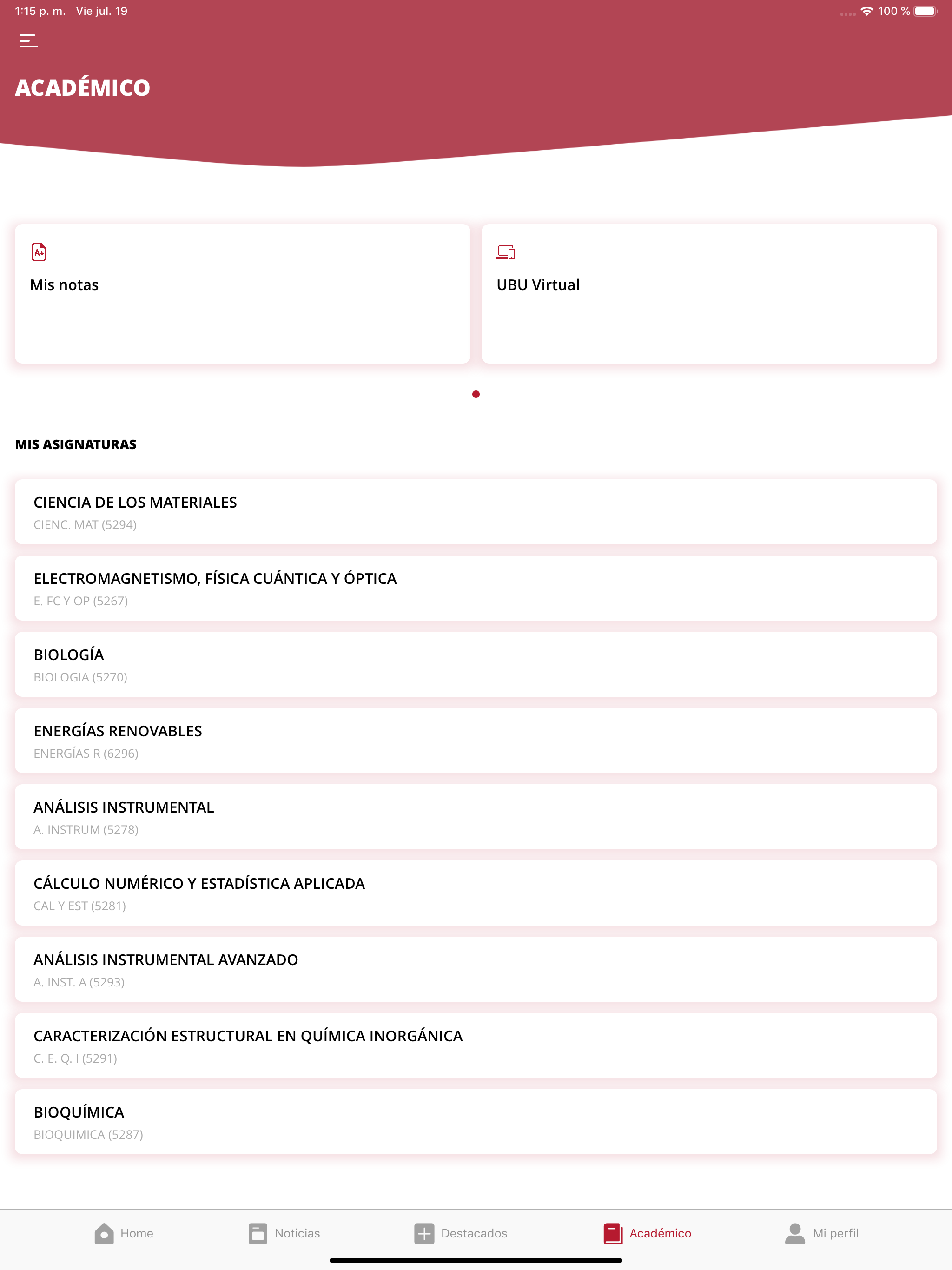UBU App Universidad de Burgos screenshot 14