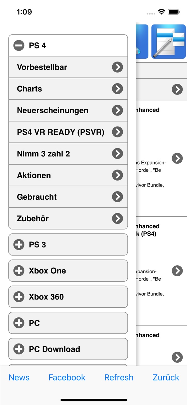 iPhone screenshot
