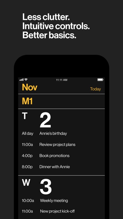 Minimal Calendar: Minimal Cal screenshot-1