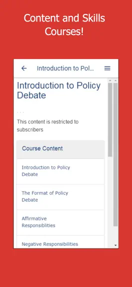 Game screenshot Policy Debate apk
