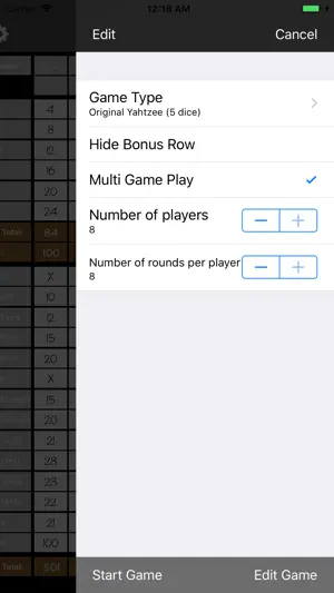 Yatzy Scorecard screenshot 3