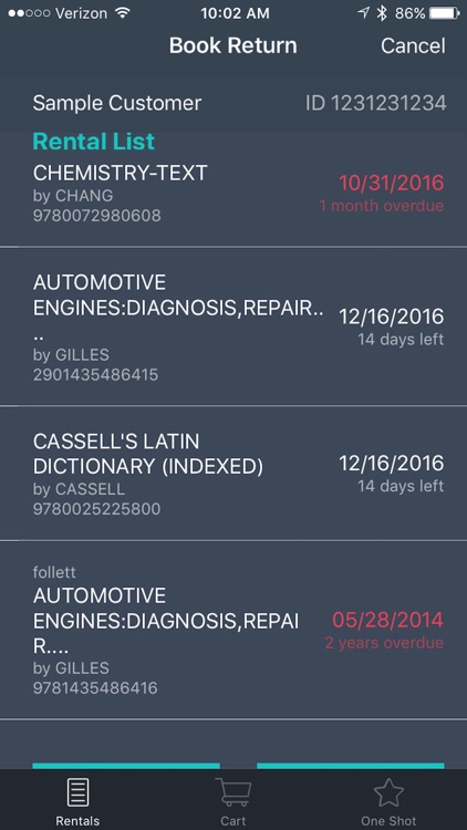 iReturn Mobile Book Return