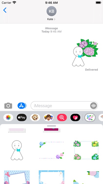 Sticker Hydrangea screenshot-3