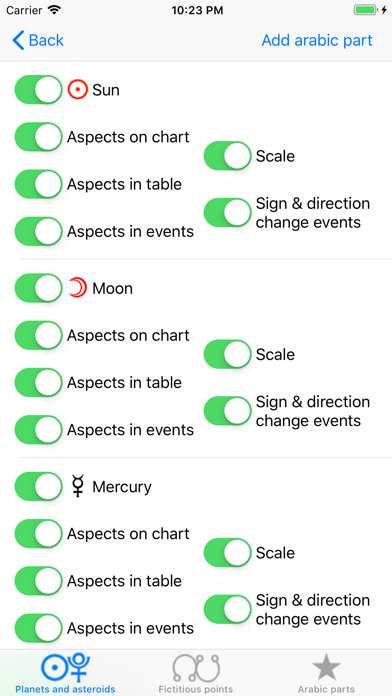 Astrology: Horary Chart Screenshot