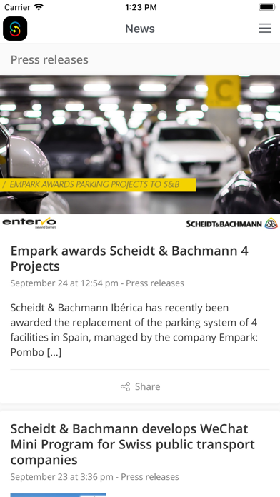 Scheidt & Bachmann swap Screenshot