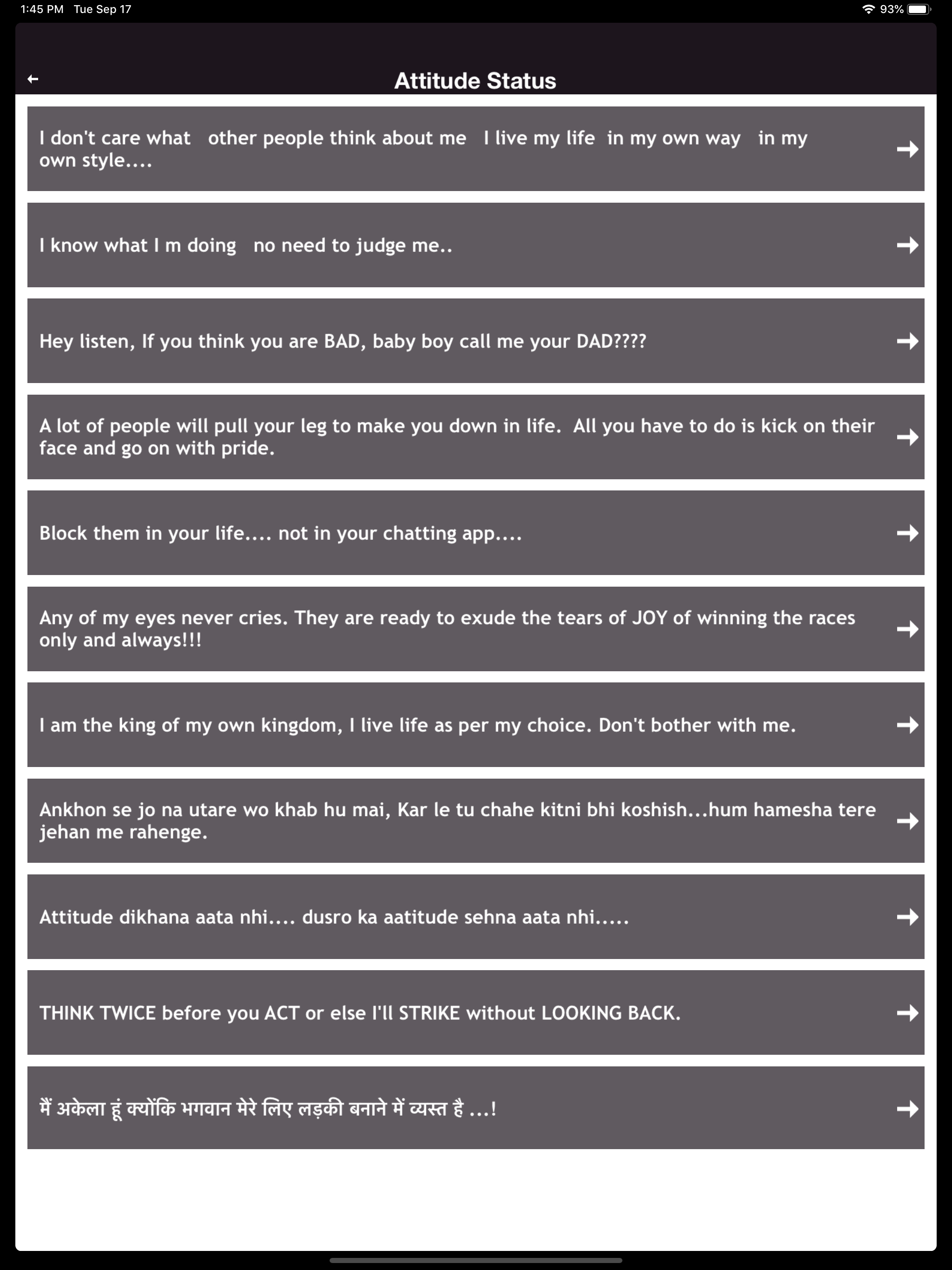 Awesome Status and Quotes 2020