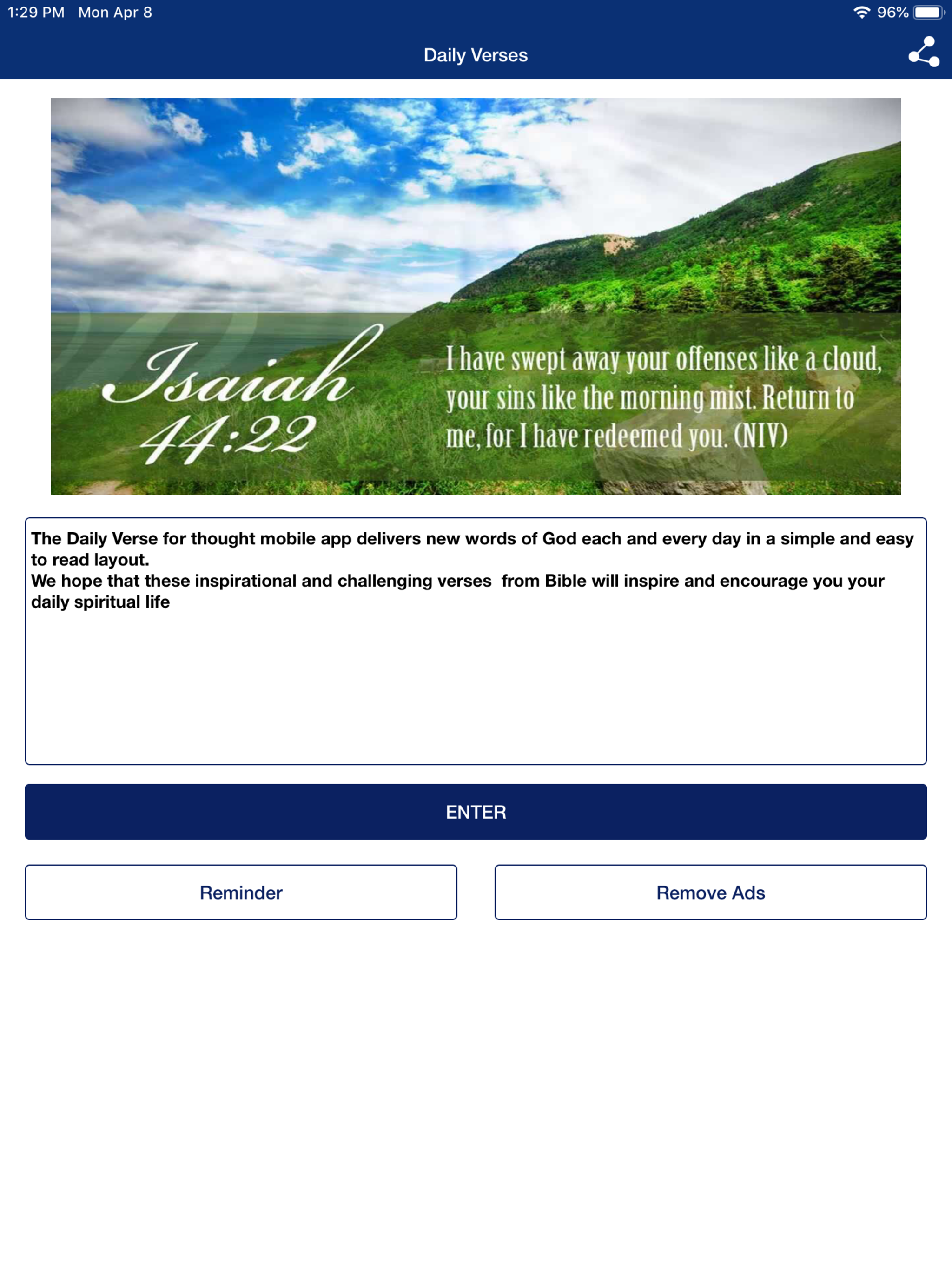 Daily Verses for Thought