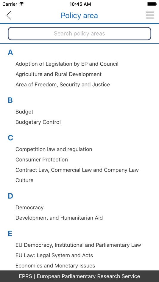 #3. EP Research Service (iOS) 由: European Union Apps