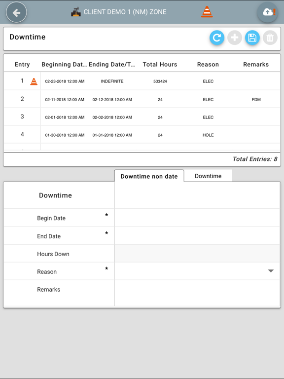 Enertia FDC Mobile iPad screenshot
