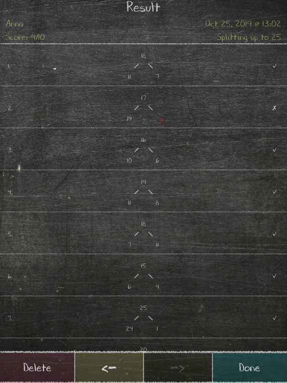 Screenshot #5 pour Number Splitting