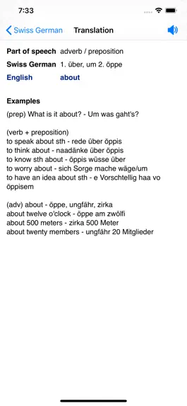 Game screenshot Swiss German Dictionary hack