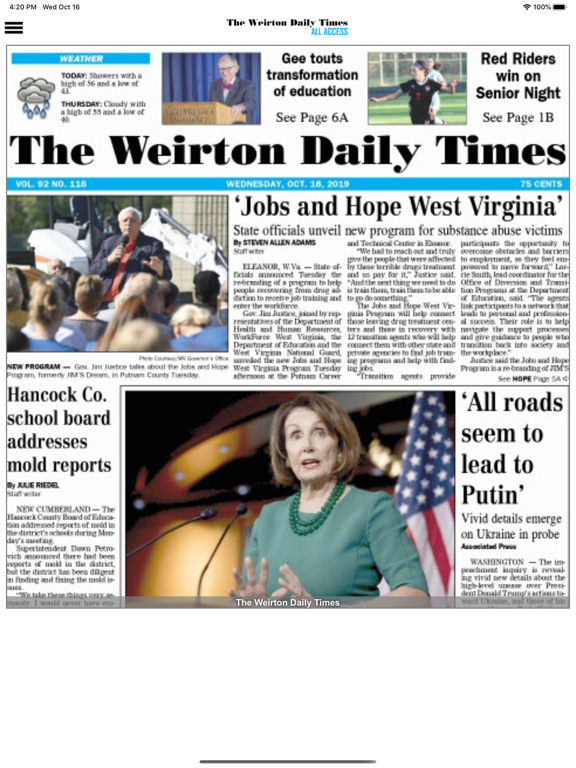 Screenshot #4 pour Weirton Daily Times All Access