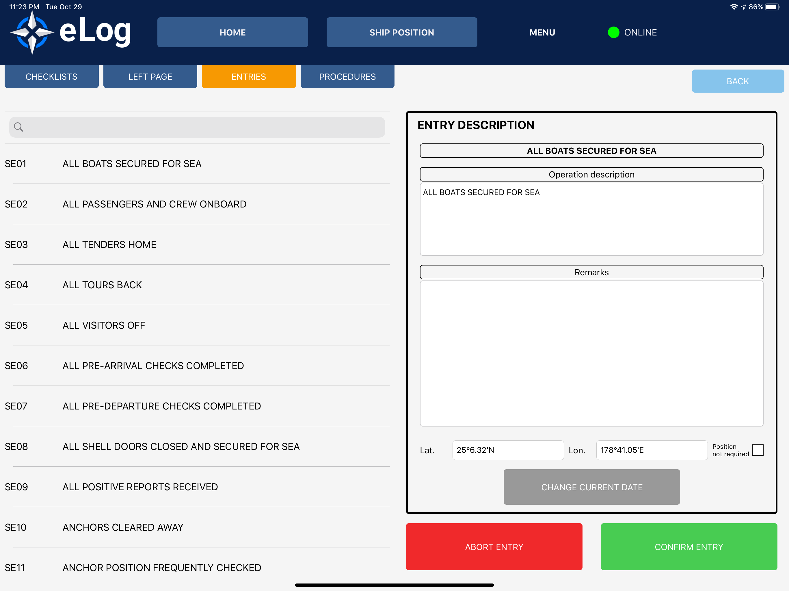 eLog screenshot 4