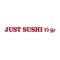 With the JUST SUSHI TO GO mobile app, ordering food for takeout has never been easier