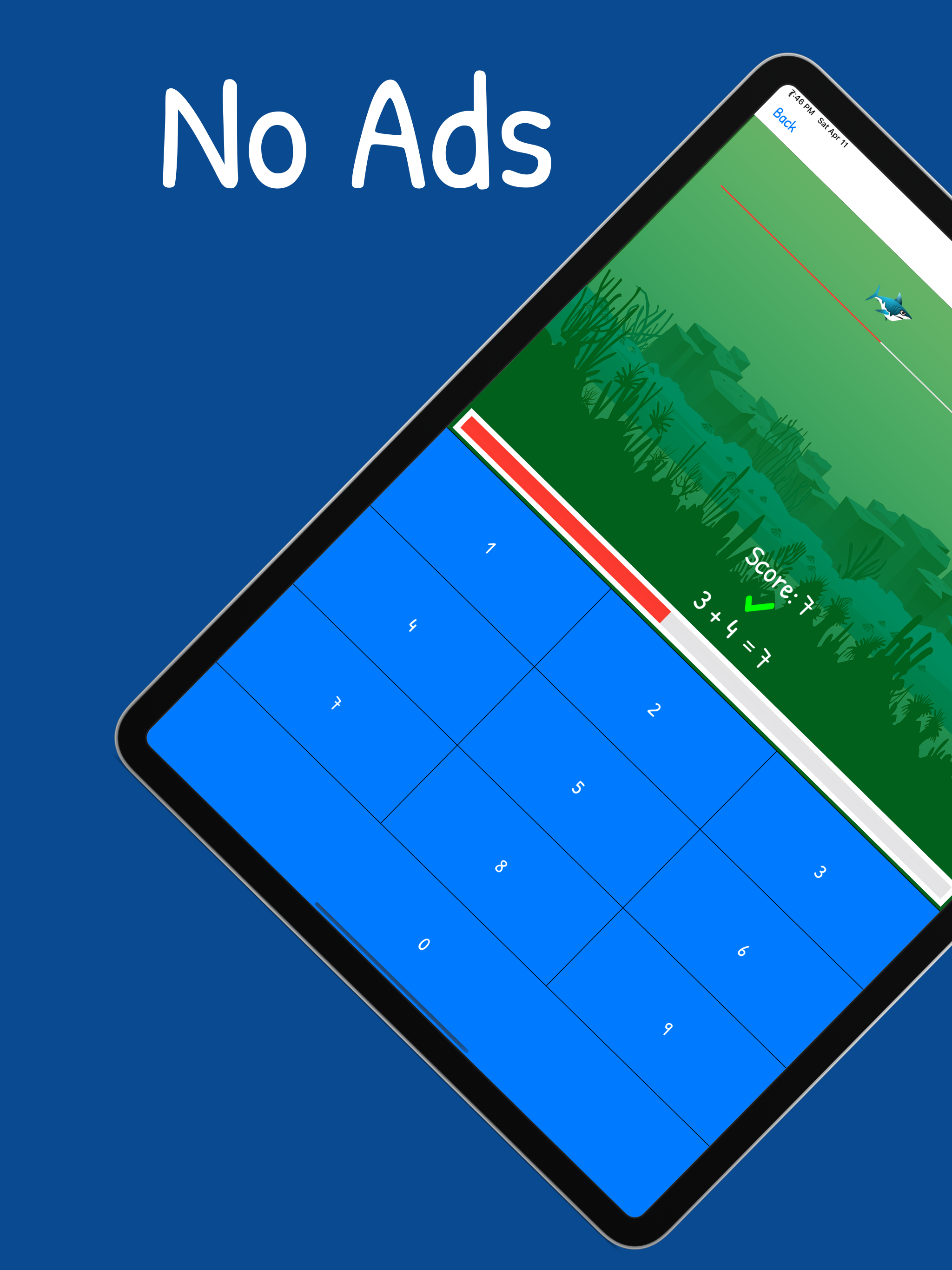 Math Shark: No Ads- maths game screenshot 6