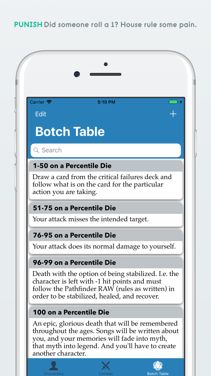 Initrax d20 Initiative Tracker