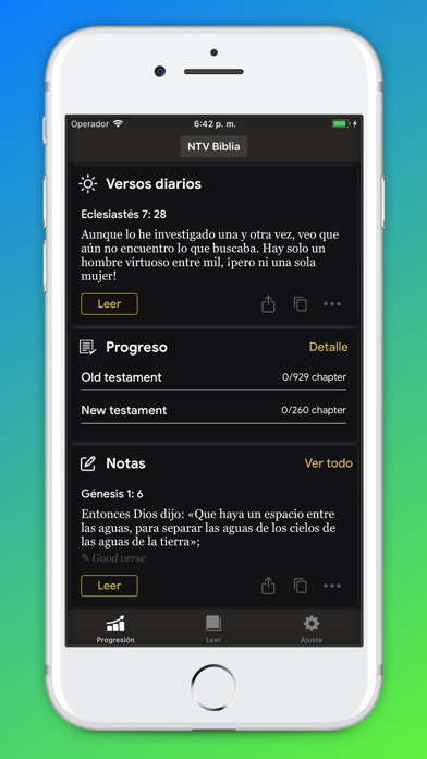 Nueva Traduccion Viviente iPhone screenshot 4 - Book app