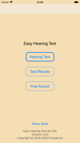 Easy Hearing Test screenshot