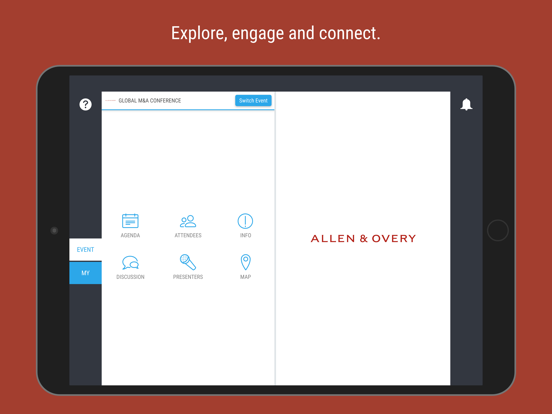 Screenshot #5 pour Allen & Overy Events App