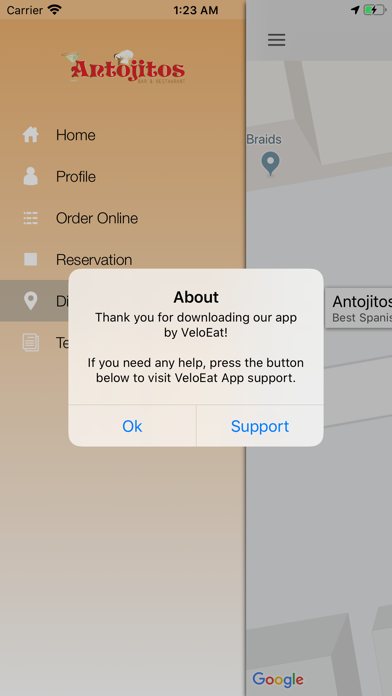 App screenshot