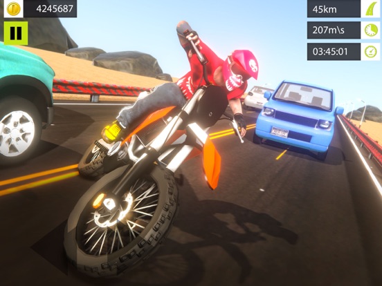 Highway Motor Bike Racing 3D