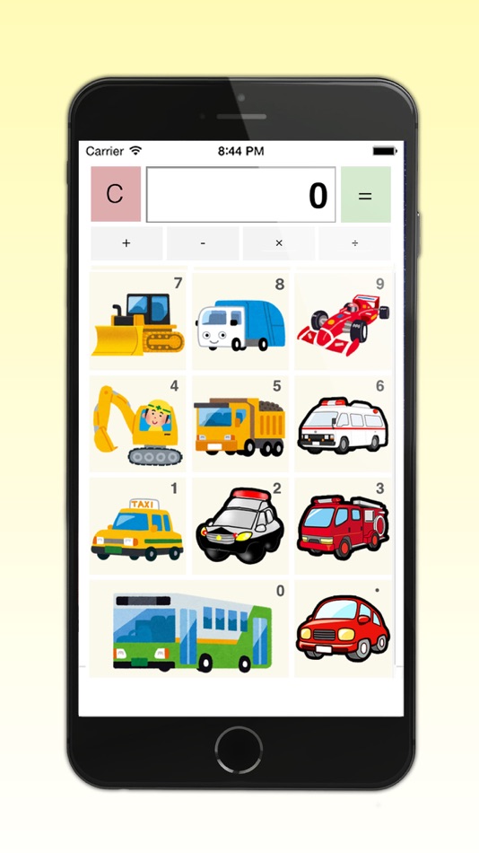 #2. 車電卓-音鳴らしゲーム (iOS) By: naoki kumagai