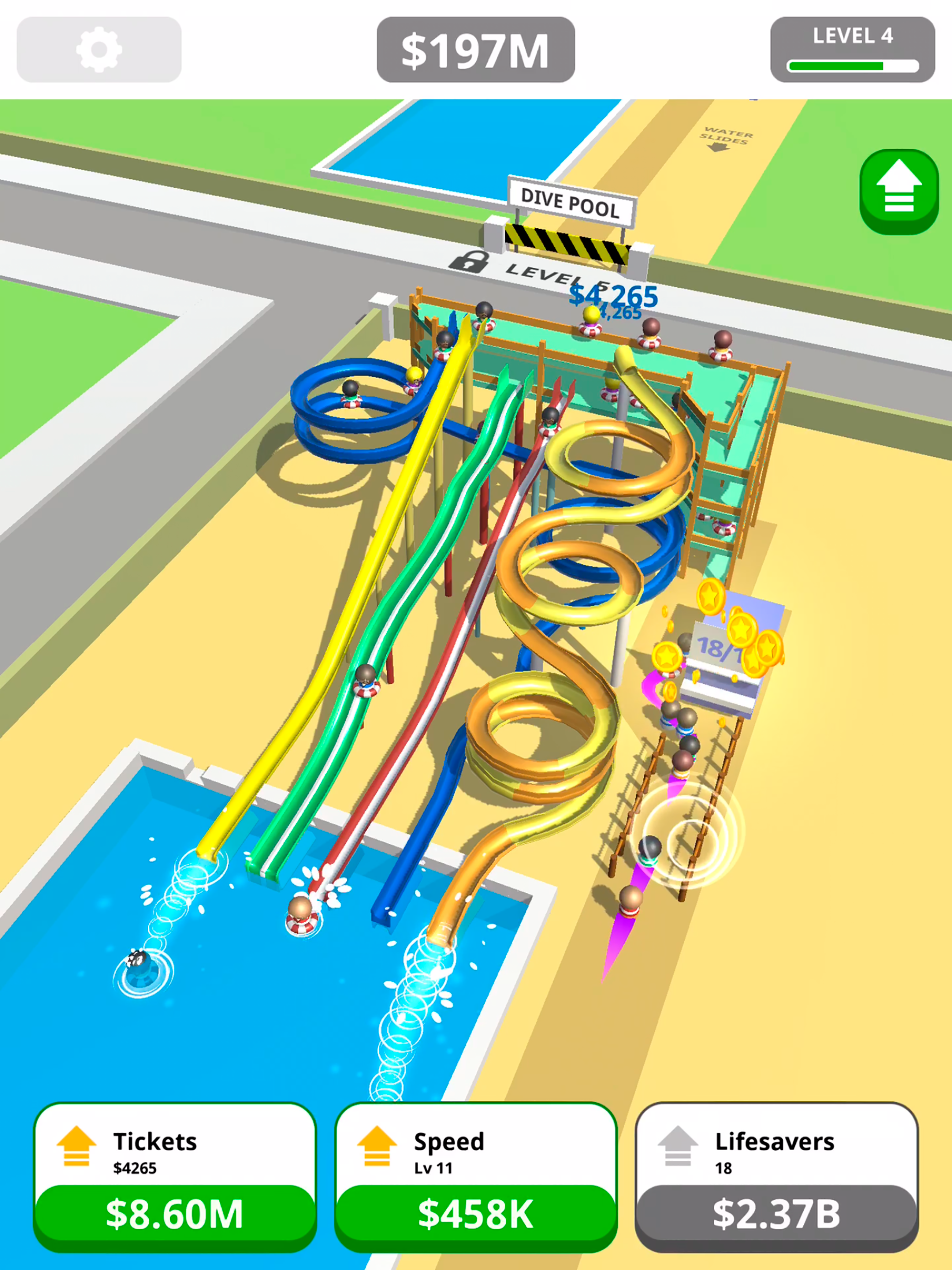 Idle Tap Splash Park screenshot 6