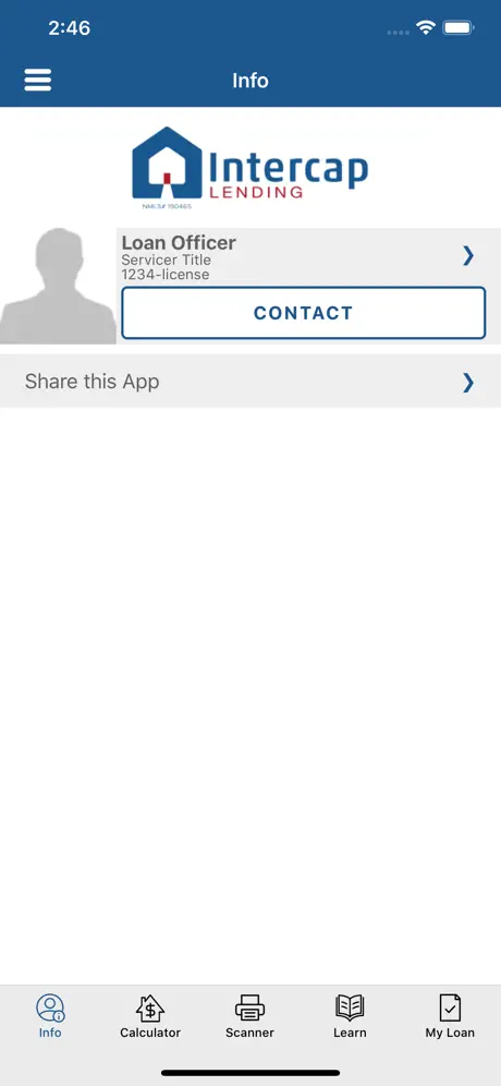 Intercap Lending App