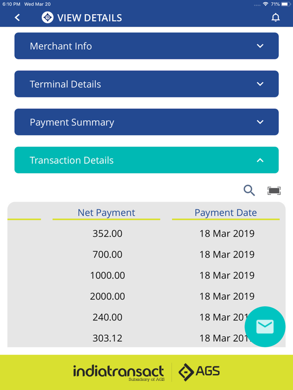 Screenshot #5 pour Ongo PayTrack