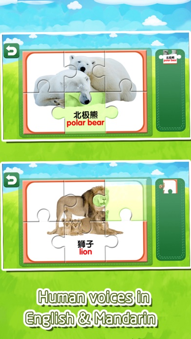 Flashcards jigsaw puzzle game screenshot 3