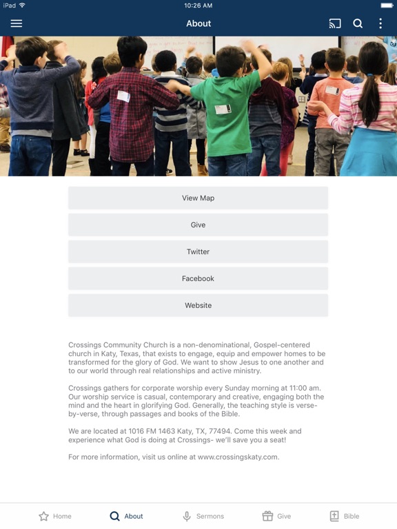 Crossings Katy iPad screenshot 2 - Education app