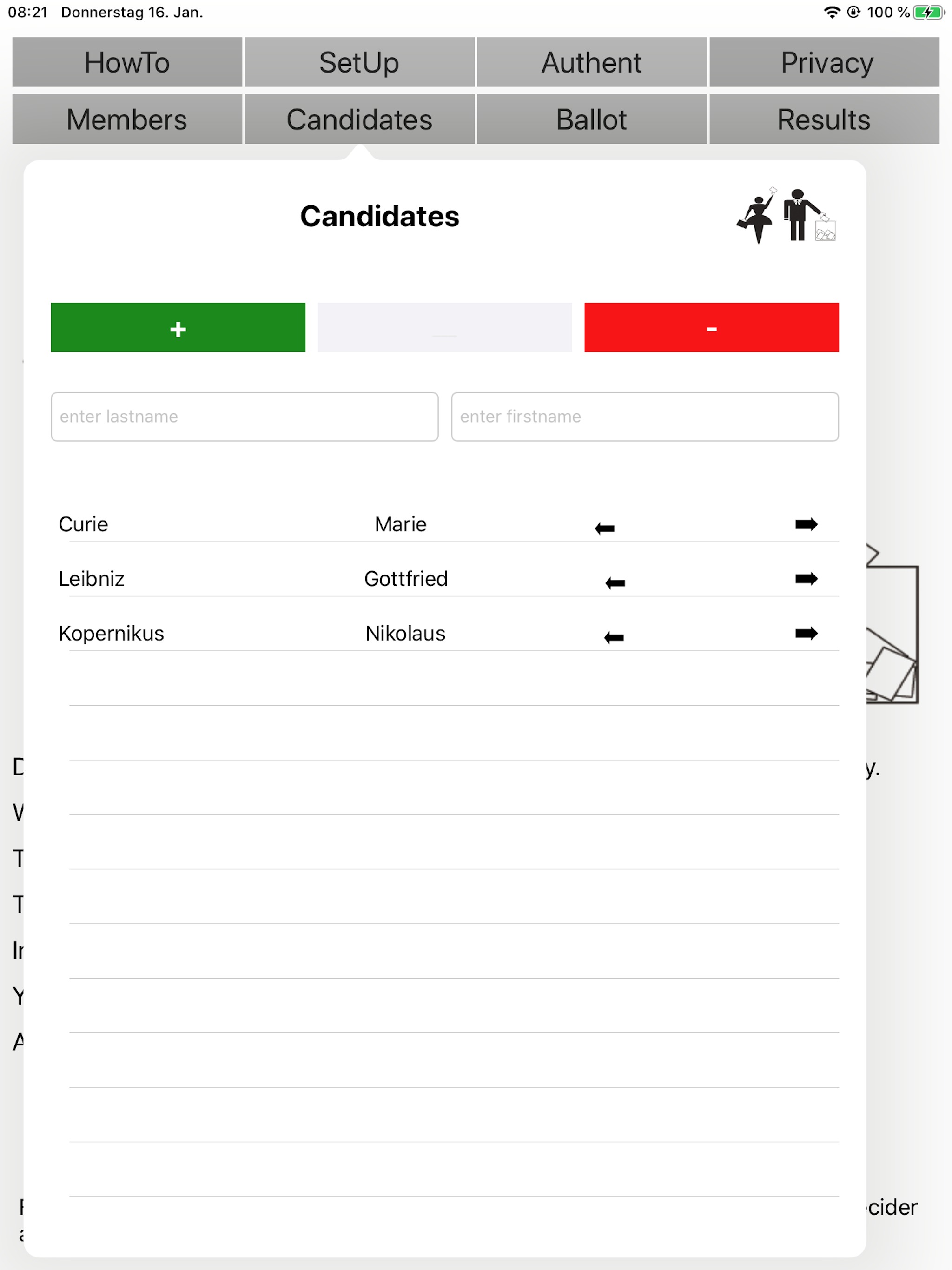 EasyVoting-2 for groups screenshot 14