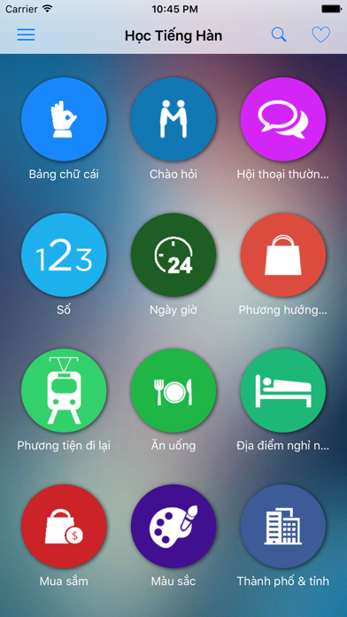 Screenshot #1 pour Học tiếng Hàn