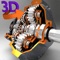 "3D Engineering Animations" provides information, visualization and animations on 3D models, which can be downloaded within the app